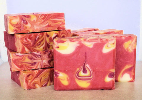 Tear Drop Swirl Soap Challenge - Sea Island Grapefruit