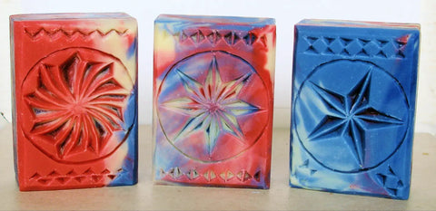 4th of July Carved Soap