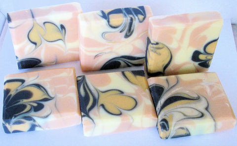 Almond & Honey Pipe Swirl Soap Challenge