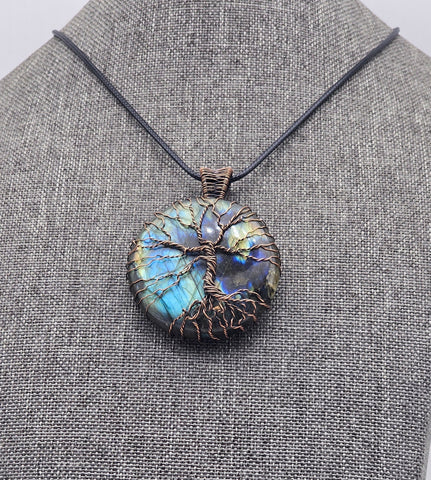 Labradorite Tree of Life Pendant/Necklace