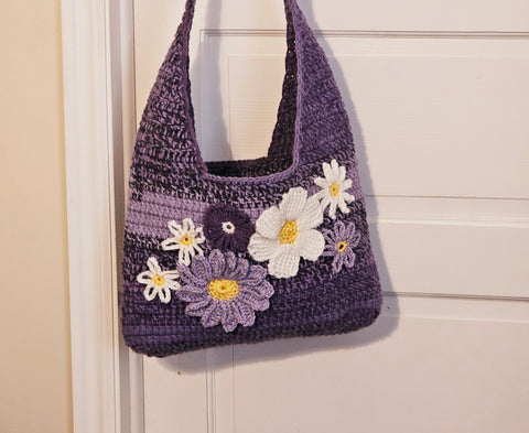 Large Crochet Hobo Bag - accessories