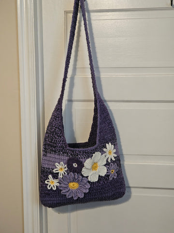 Large Crochet Hobo Bag - accessories