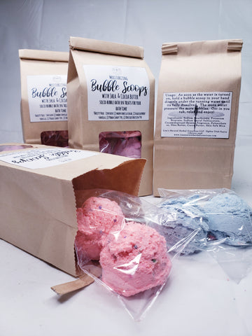 Moisturizing Bubble Scoops - Foaming Bath Treatment - bath